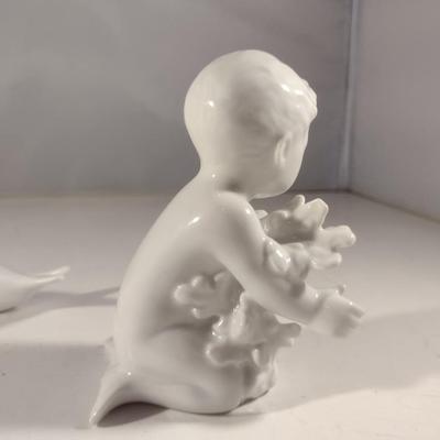 Collection of Porcelain Figurines- Sea Lions and Mermaid- B&G and Tirschenreuth (#28) (K)