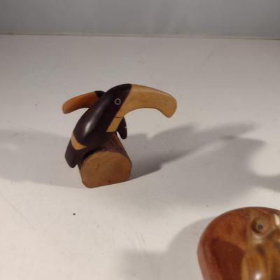 Collection of Hand Carved Argentinian Wood Home Decor (#26) (K)