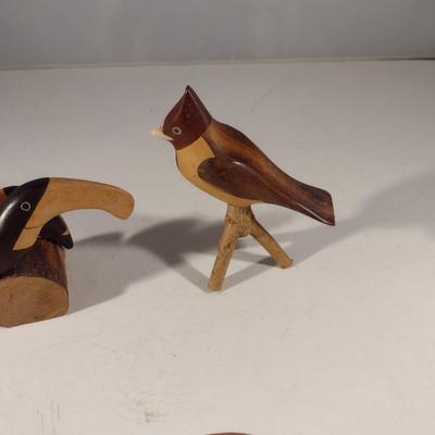 Collection of Hand Carved Argentinian Wood Home Decor (#26) (K)