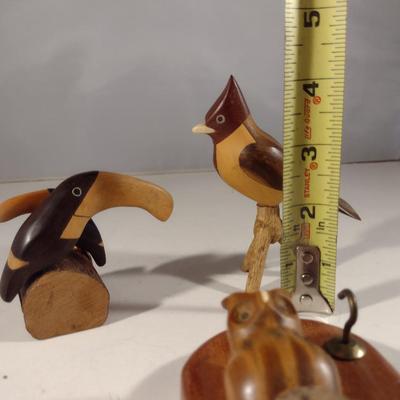 Collection of Hand Carved Argentinian Wood Home Decor (#26) (K)