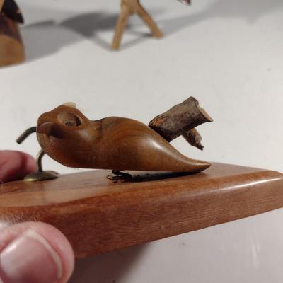 Collection of Hand Carved Argentinian Wood Home Decor (#26) (K)