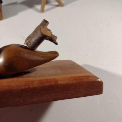 Collection of Hand Carved Argentinian Wood Home Decor (#26) (K)