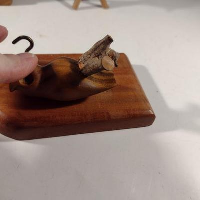 Collection of Hand Carved Argentinian Wood Home Decor (#26) (K)