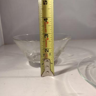 Princess House Mayonnaise Bowl with Underplate and Spoon (#25) (K)