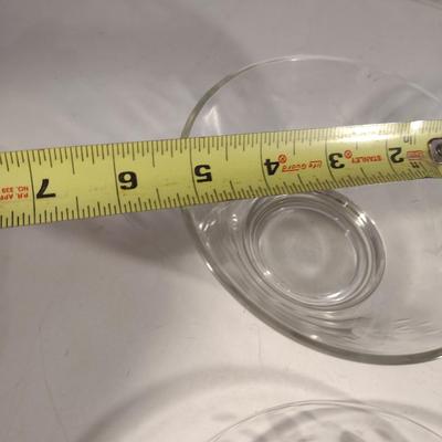 Princess House Mayonnaise Bowl with Underplate and Spoon (#25) (K)