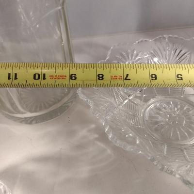 Collection of Glass/Crystal Serving Pieces (#24) (K)
