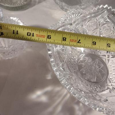 Collection of Glass/Crystal Serving Pieces (#24) (K)