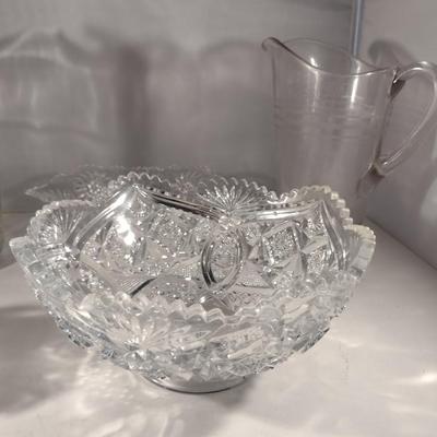 Collection of Glass/Crystal Serving Pieces (#24) (K)