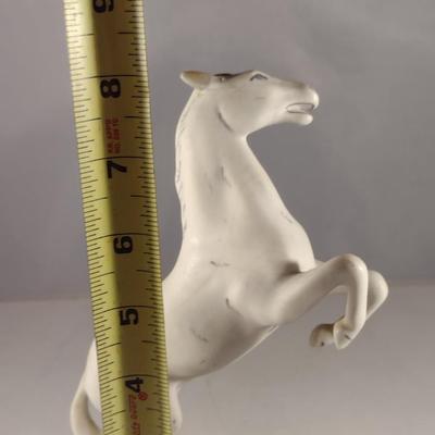 Royal Dux Porcelain Horse Figurine with Stand- Approx 9" Tall (#22) (K)