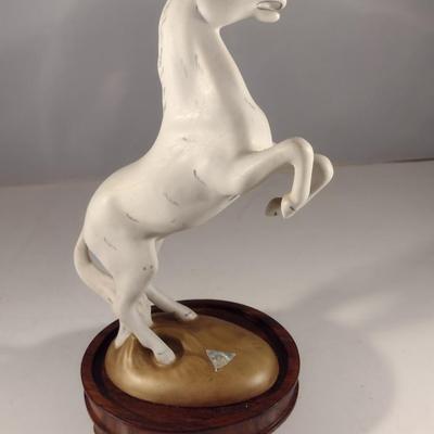 Royal Dux Porcelain Horse Figurine with Stand- Approx 9" Tall (#22) (K)