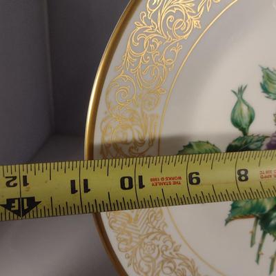 Boehm Rose Plate and Owl Figurine (#21) (K)