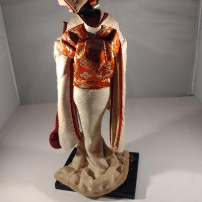 Vintage Japanese Nishi Doll- Approx 15" Tall (#17). (K)