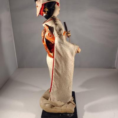 Vintage Japanese Nishi Doll- Approx 15" Tall (#17). (K)