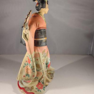 Vintage Craftsman Hakata Japanese Figurine- Geisha (#16). (K)