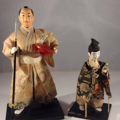 Pair of Vintage Japanese Dolls (#15). (K)