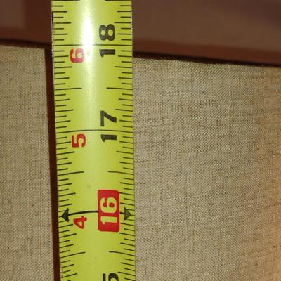 Vintage Hakata Urasaki Japanese Clay Table Top Lamp- Man Holding Axe (#12). (K)