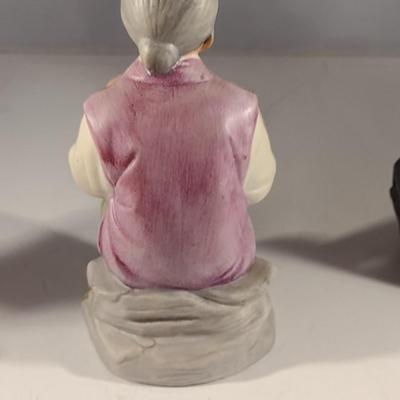 Collection of Vintage Japanese Clay Figurines (#6) (K)
