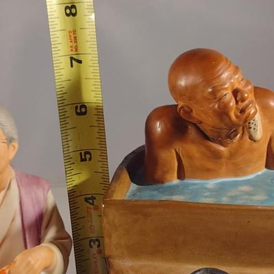 Collection of Vintage Japanese Clay Figurines (#6) (K)