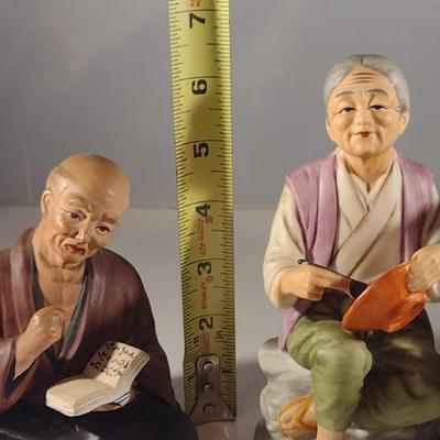 Collection of Vintage Japanese Clay Figurines (#6) (K)