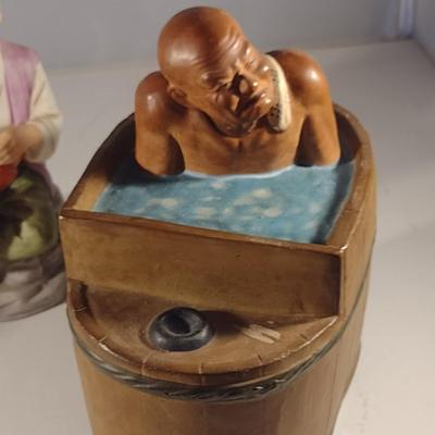Collection of Vintage Japanese Clay Figurines (#6) (K)