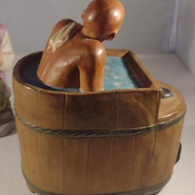 Collection of Vintage Japanese Clay Figurines (#6) (K)