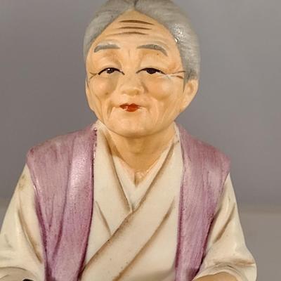 Collection of Vintage Japanese Clay Figurines (#6) (K)