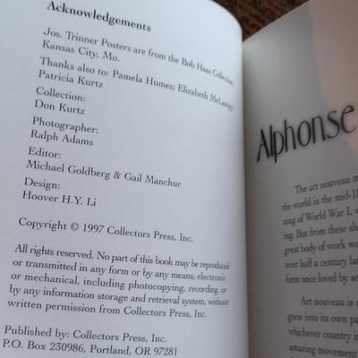 Alphonse Mucha- An American Collection Hardback Book (K)