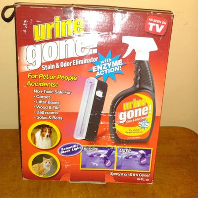 Urine Gone Enzymatic Stain and Odor Eliminator- New in Box (K)