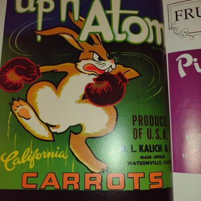 'Fruit Crate Art' by Joe Davidson Hardback Book- Signed by Author (K)