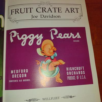 'Fruit Crate Art' by Joe Davidson Hardback Book- Signed by Author (K)