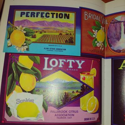 'Fruit Crate Art' by Joe Davidson Hardback Book- Signed by Author (K)