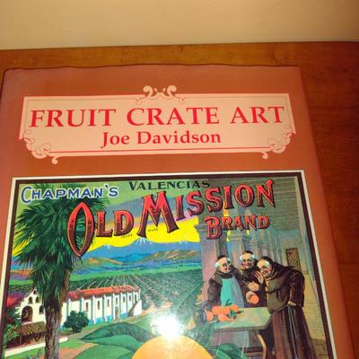 'Fruit Crate Art' by Joe Davidson Hardback Book- Signed by Author (K)