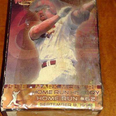 Items Commemorating Mark McGwire's 62nd Home Run- Pacific Trading Cards and 24K Gold Signature Card (K)