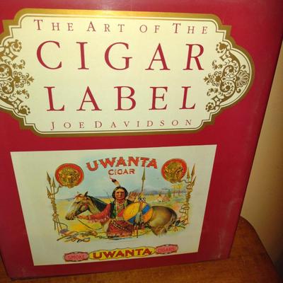 Collection of Cigar Labels with Hardback Book by Joe Davidson (K)