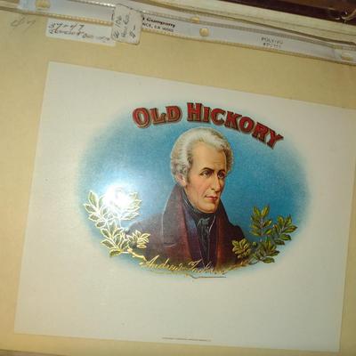 Collection of Cigar Labels with Hardback Book by Joe Davidson (K)