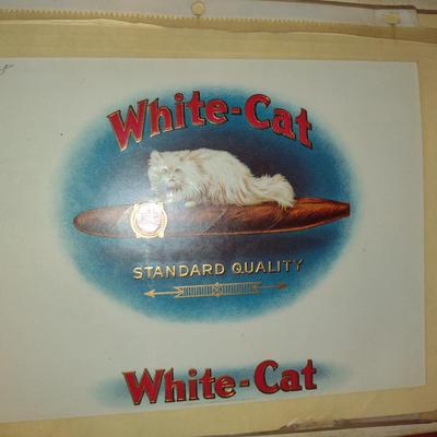 Collection of Cigar Labels with Hardback Book by Joe Davidson (K)
