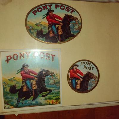 Collection of Cigar Labels with Hardback Book by Joe Davidson (K)