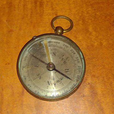 Collection of Pocket Sized Outdoor Items- Compasses, Stop Watch, Folding Sta-Sharp Cutlery (K)