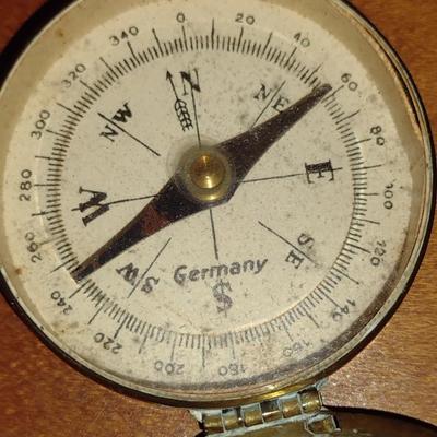 Collection of Pocket Sized Outdoor Items- Compasses, Stop Watch, Folding Sta-Sharp Cutlery (K)