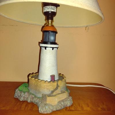 Lighthouse Design Table Top Accent Lamp- Approx 14 1/4" Tall (K)