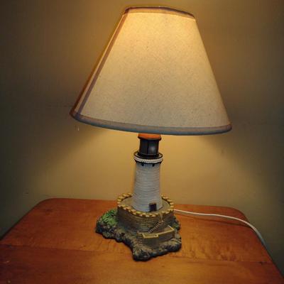 Lighthouse Design Table Top Accent Lamp- Approx 14 1/4" Tall (K)