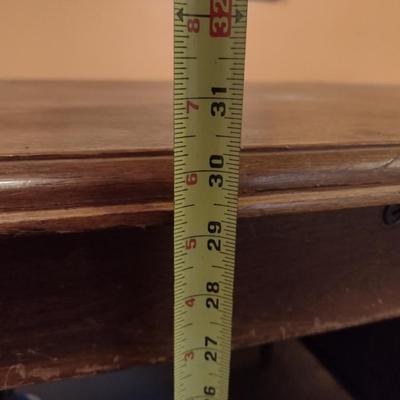 Vintage Wooden Knee Hole Desk- Approx 42 1/2" x 31 3/4" x 30 1/2" (K)