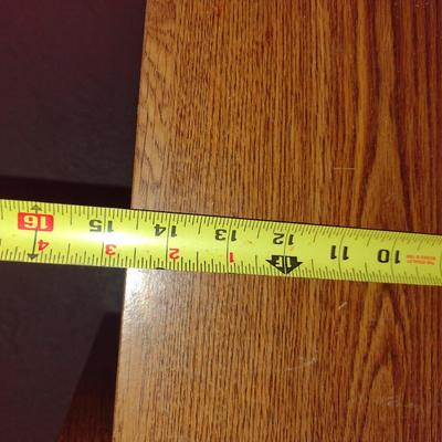 Wood Finish Media Stand- Approx 28" x 14 1/2" x 23 1/2" Tall (K)