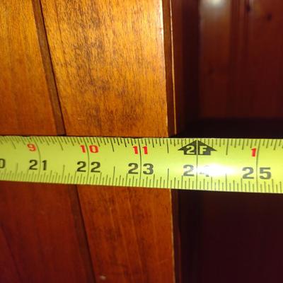 Wooden Storage Cabinet- Approx 23 1/2" Wide, 17 1/2" Deep, 72" Tall (K)