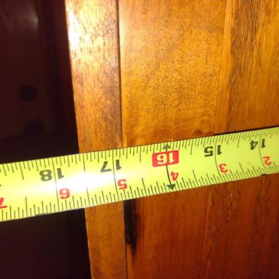 Wooden Storage Cabinet- Approx 23 1/2" Wide, 17 1/2" Deep, 72" Tall (K)