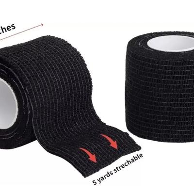 12-Pack InkSoul Tattoo Artist Self Adherent Cohesive Bandage Wraps Two-Way Elastic