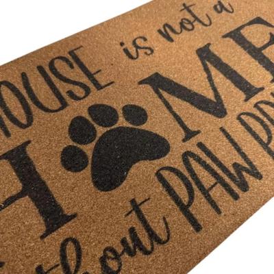 Evergreen Sassafras “A House Is Not A Home Without Paw Prints” Switch Mat