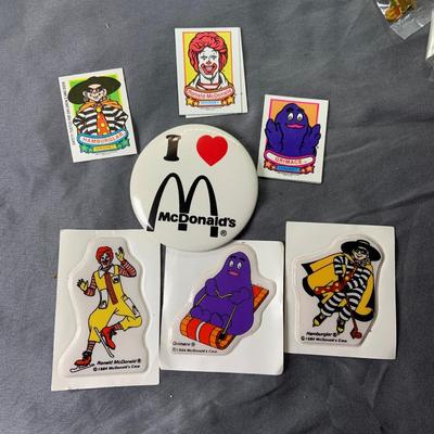 Lot 500: Large Assortment of Vintage McDonald’s Memorabilia Pins, Watches and More