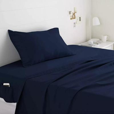 Soft Microfiber Sheet Set with Elastic Pockets - Twin XL, Navy