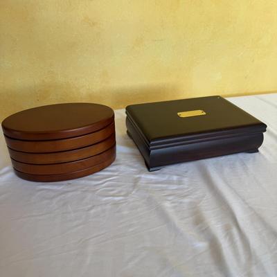 Two Wooden Jewelry Boxes (P-BM)